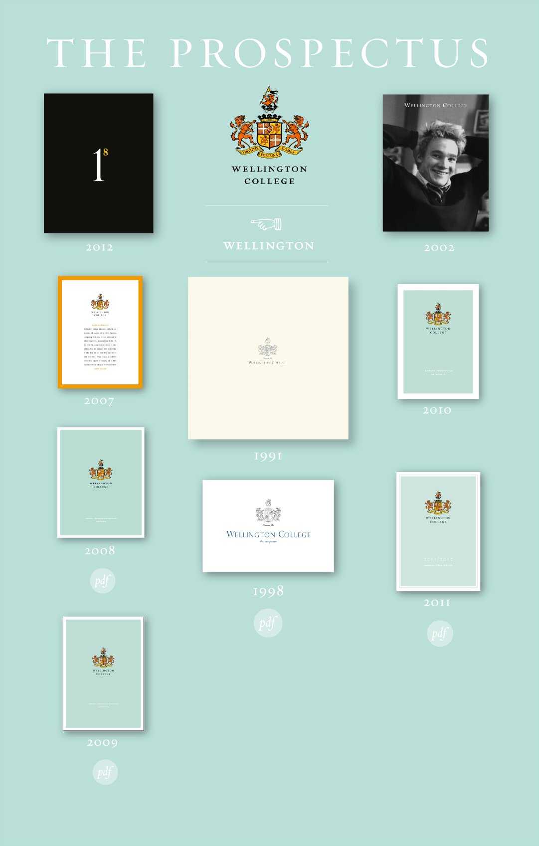Scottish school college university prospectus designer, Wellington College prospectus